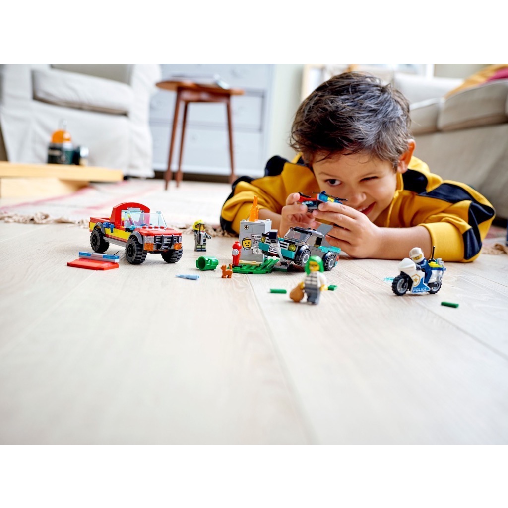 เลโก้ LEGO City 60319 Fire Rescue & Police Chase