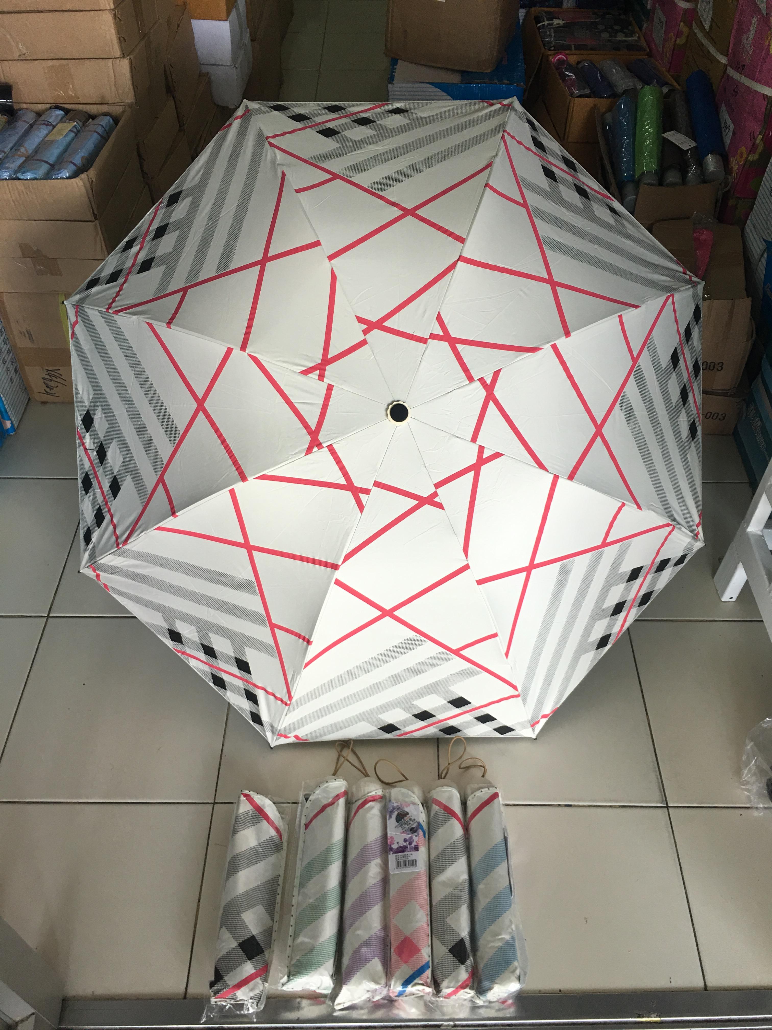 ร่มโค้งแฟชั่นยูวีดำรหัส3009