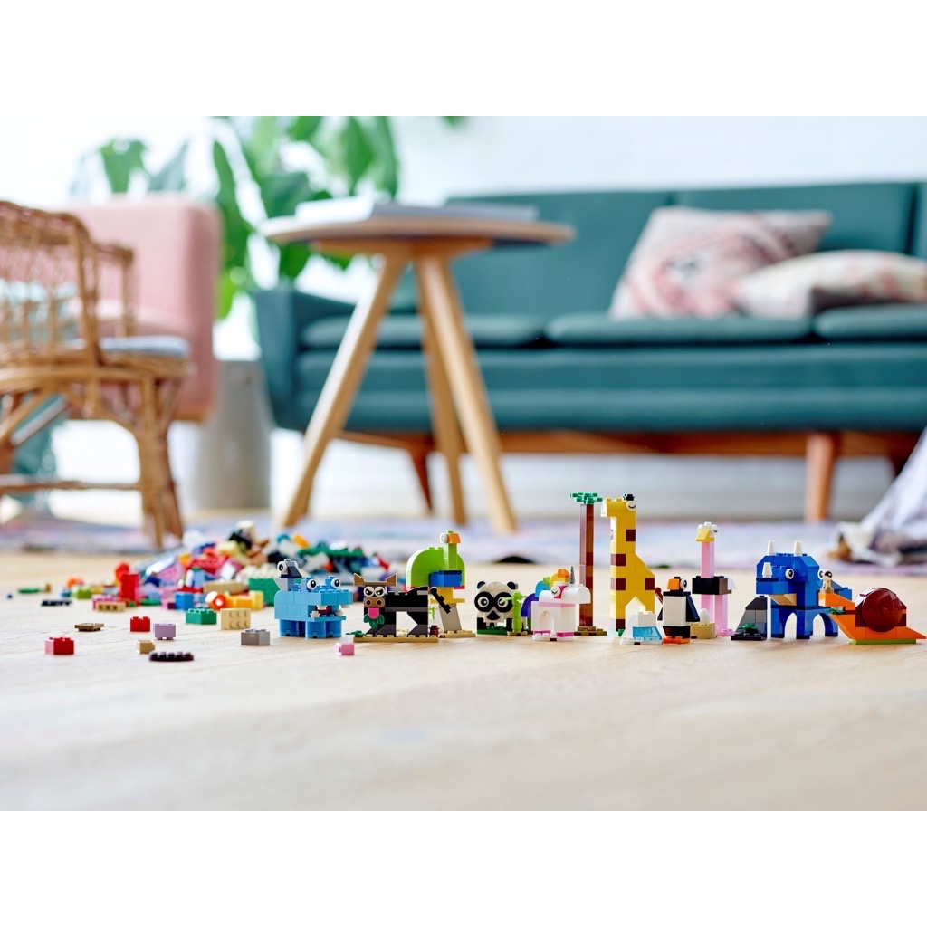 เลโก้ LEGO Classic 11011 Bricks and Animals