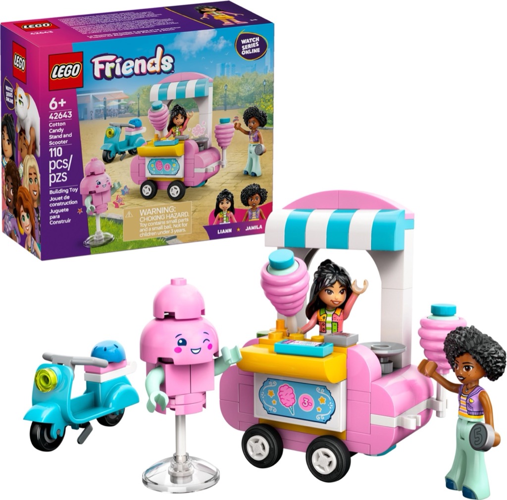 เลโก้ LEGO Friends 42643 Cotton Candy Stand and Scooter