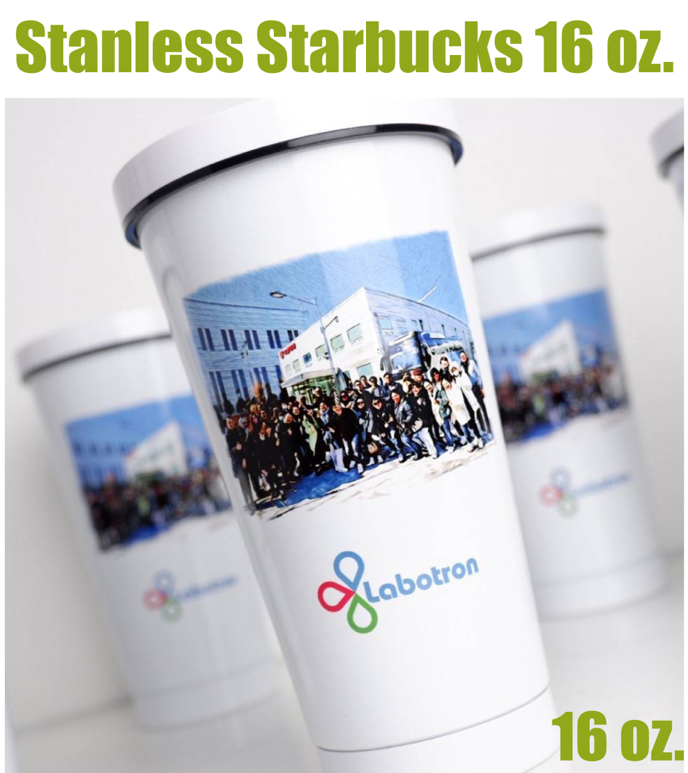 สกรีนแก้วสแตนเลสทรง Starbucks