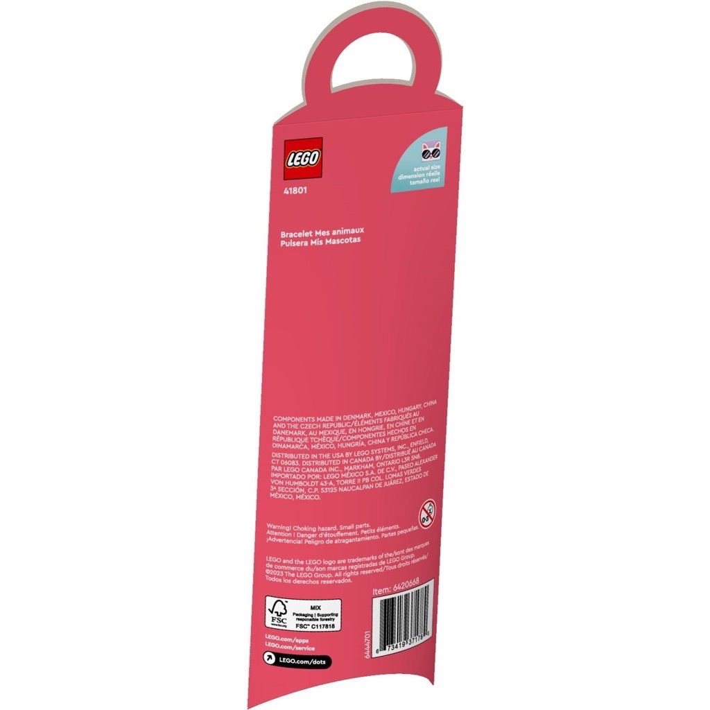 เลโก้ LEGO DOTs 41801 My Pets Bracelet