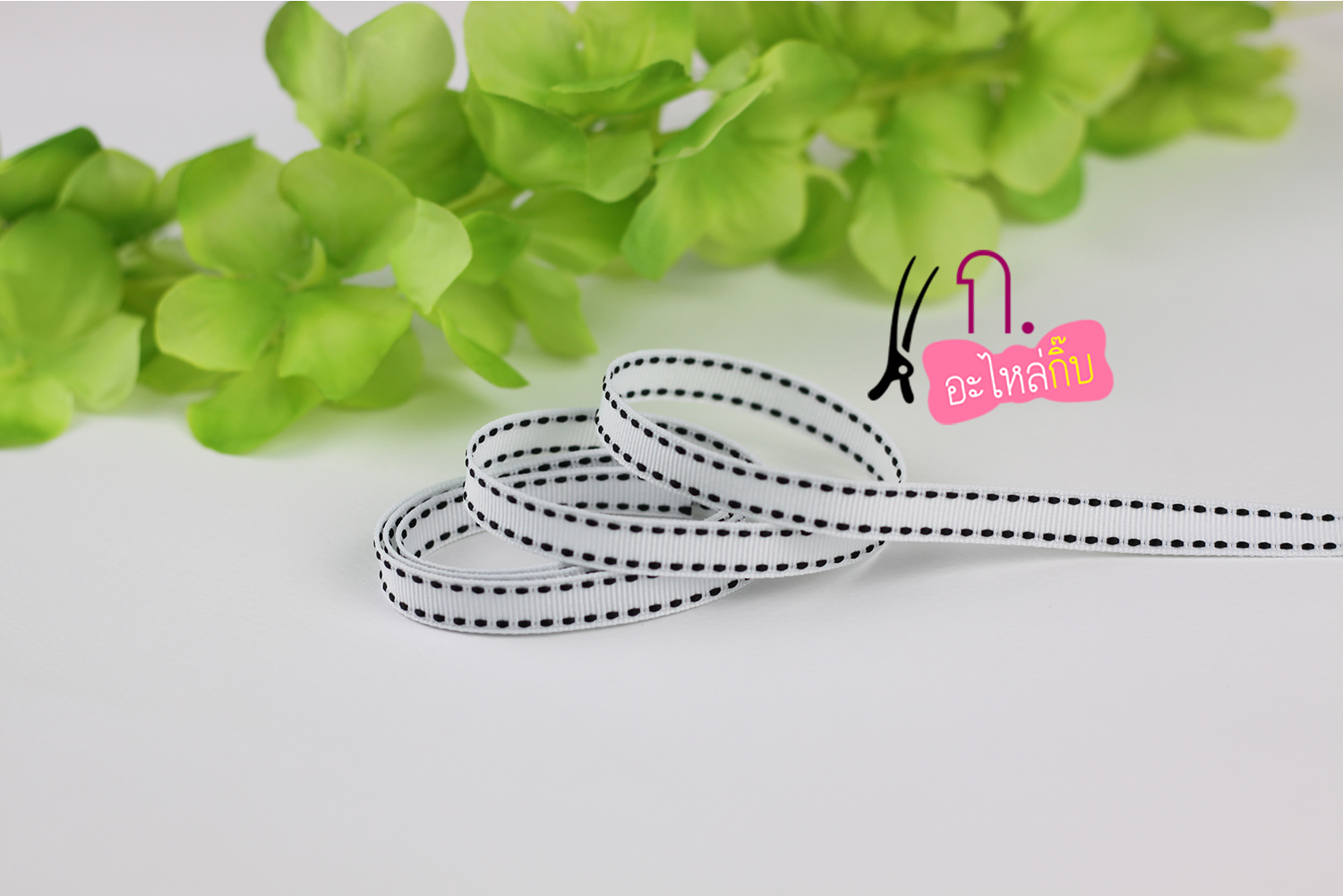ริบบิ้นผ้าสีพื้น (plain color) กว้าง 10 mm #PC048