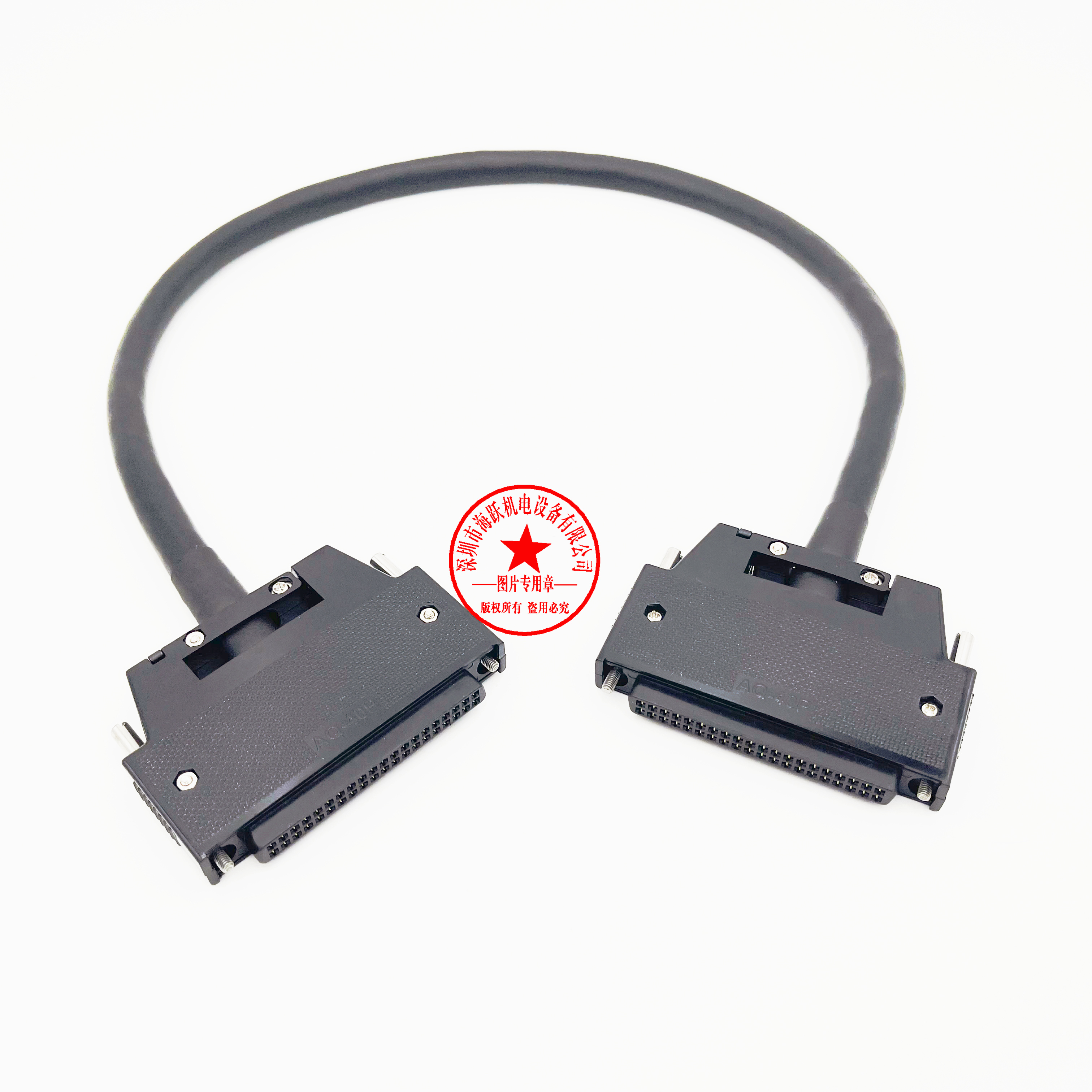AC10TB สาย I/O Connector สำหรับ PLC 32 I/O ( 40 Pin ) ยาว 1 เมตร.