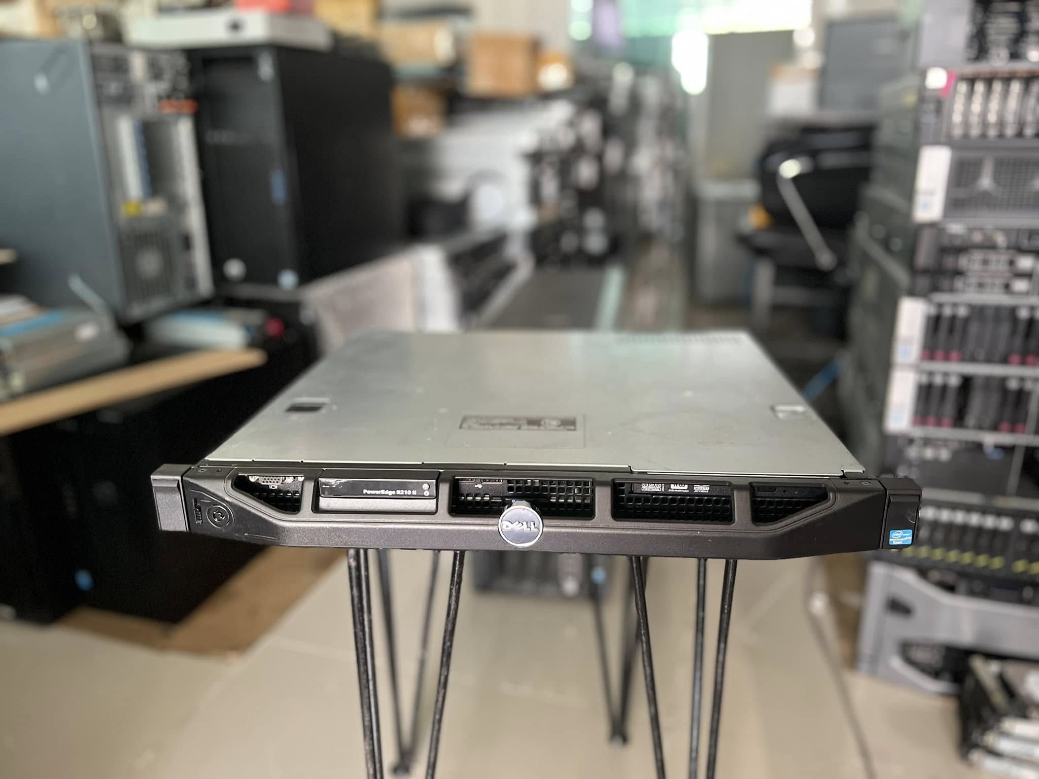 dell r210 ii server rack 1u เซิร์ฟเวอร์เดลมือสองพร้อมใช้งาน