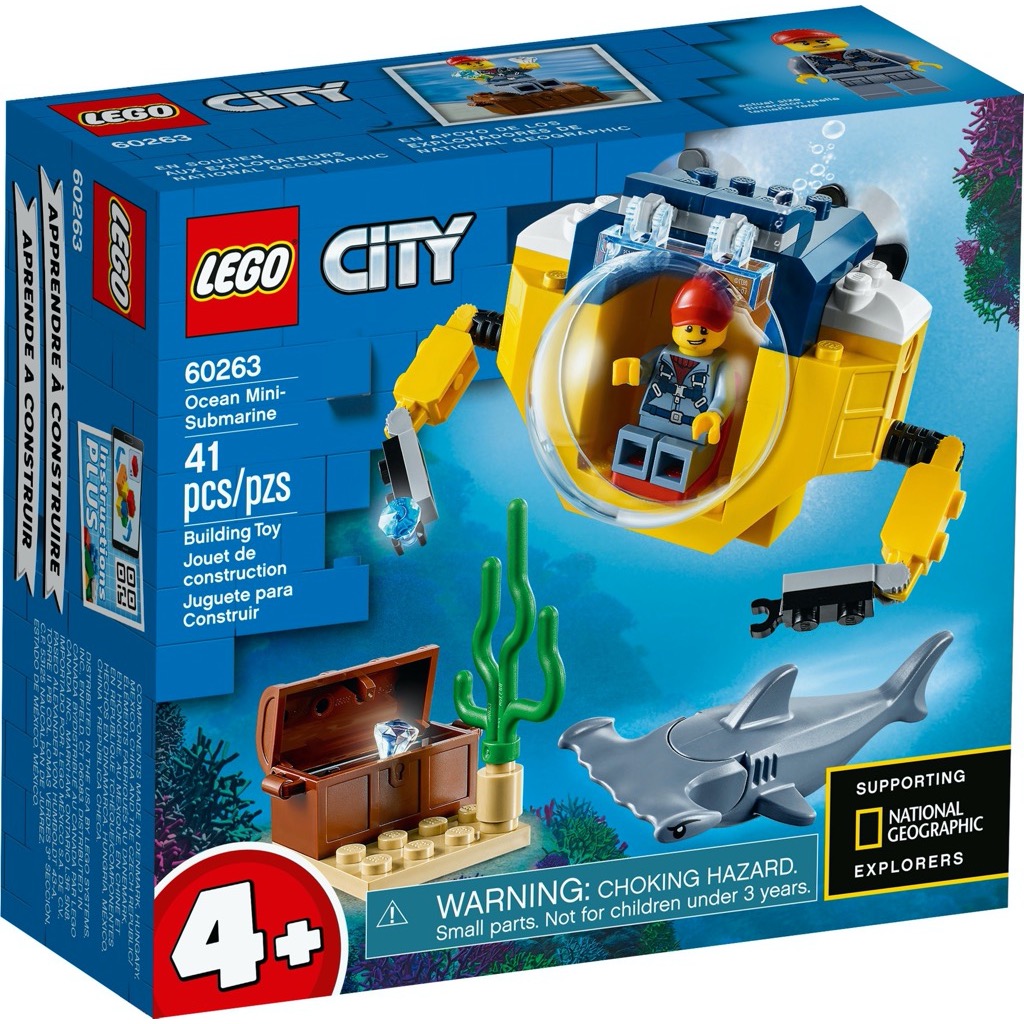 เลโก้ LEGO City 60263 Ocean Mini-Submarine