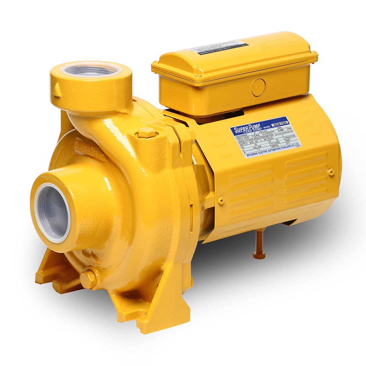 ปั๊มน้ำหอยโข่ง ชนิดแรงดันปานกลาง ได้น้ำมาก ACM-755S 2 สาย 1 HP