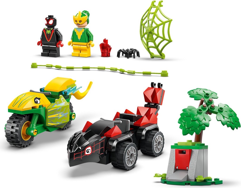 เลโก้ LEGO Super Heroes 11198 Spin and Electro Dinosaur Vehicle Chase