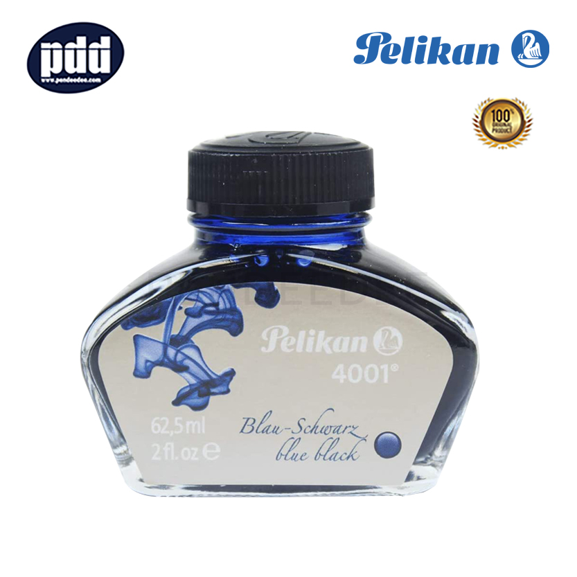PELIKAN หมึกขวด พิลิแกน 4001 หมึกน้ำเงินเข้ม PELIKAN 4001 BlueBlack Ink in Bottle Refill
