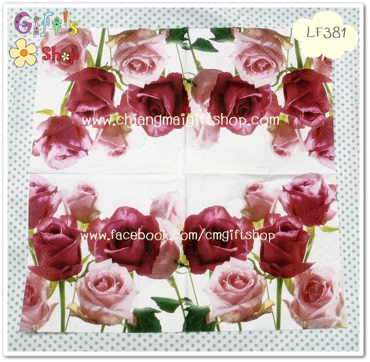 กระดาษแนปกิ้นยุโรป, ลายดอกกุหลาบสีแดง, พื้นหลังสีขาว, ลายดอกกุหลาบ, ลายดอกไม้พื้นหลังสีขาวหรือสีอ่อน