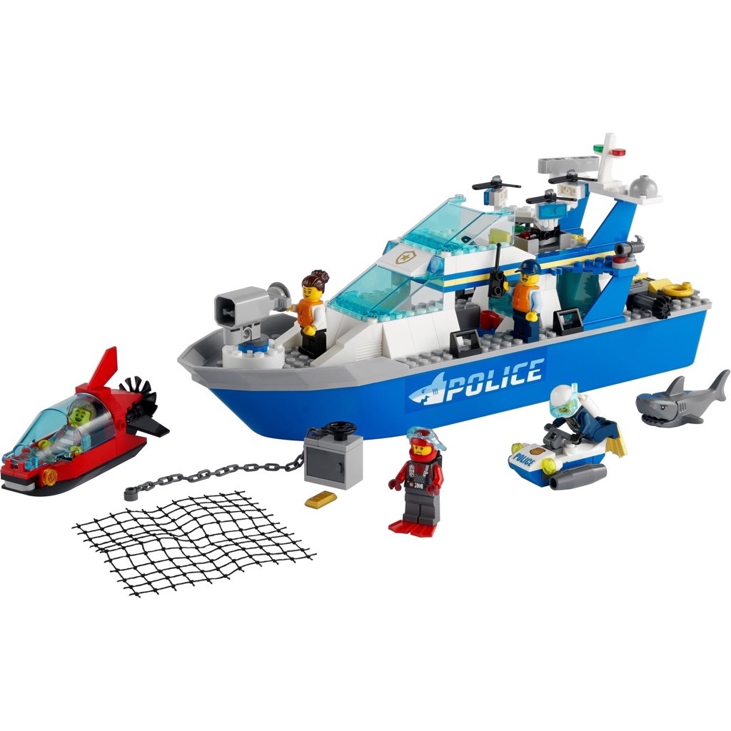 เลโก้ LEGO City 60277 POLICE PATROL BOAT
