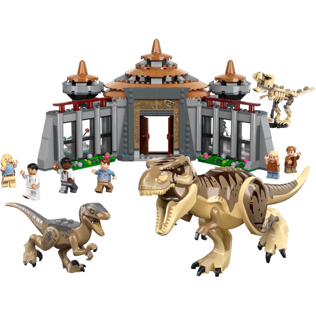 เลโก้ LEGO Jurassic World 76961 Visitor Centre: T. rex & Raptor Attack