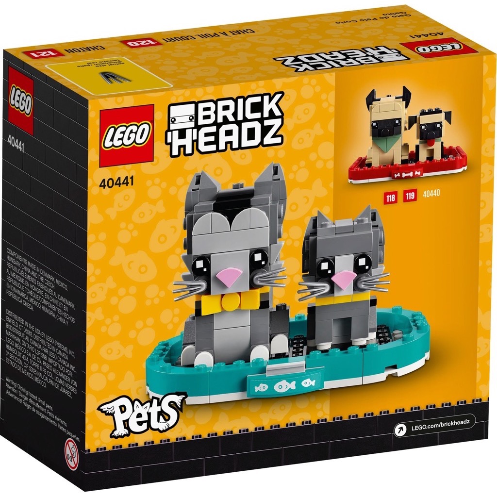 เลโก้ LEGO BrickHeadz 40441 Shorthair Cats
