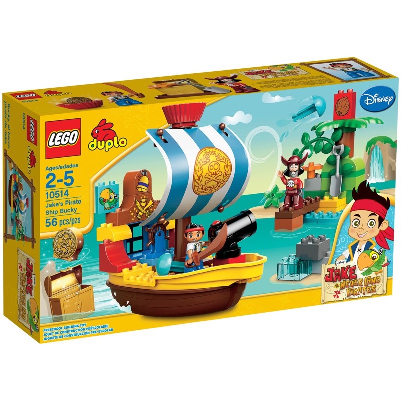 LEGO DUPLO 10514 Jakes Pirate Ship Bucky