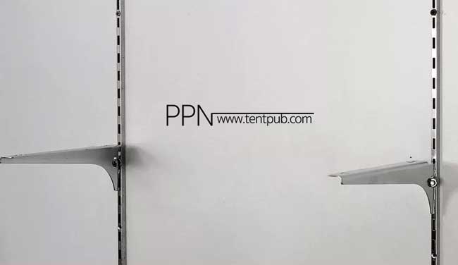 แขนรับไม้ สำหรับทำชั้นวาง (ใช้กับรางกระดูกงู)