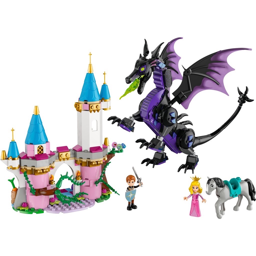 เลโก้ LEGO Disney 43240 Maleficent's Dragon Form and Aurora's Castle