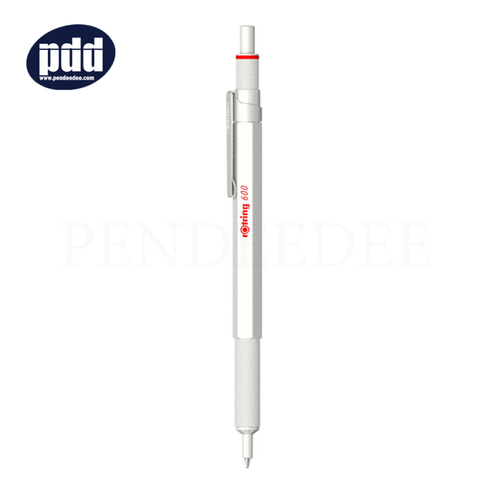rOtring ปากกาลูกลื่นรอตริง 600 ซีรี่ส์ สีขาว rOtring 600 Series 1.0 mm. Pearl White Ballpoint Pen