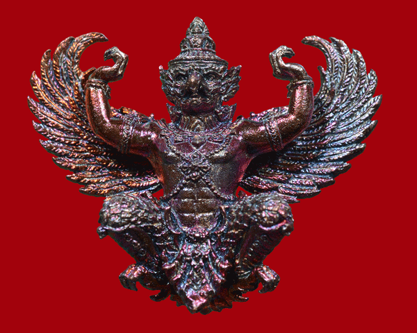 พญาครุฑ กิตติคุโณ 90 เนื้อสัมฤทธิ์ผิวรุ้ง