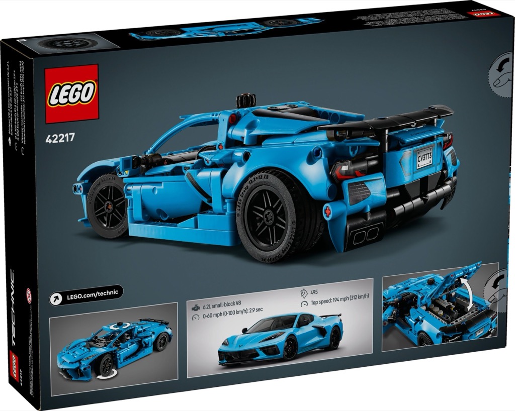 เลโก้ LEGO Technic 42217 Chevrolet Corvette Stingray Blue