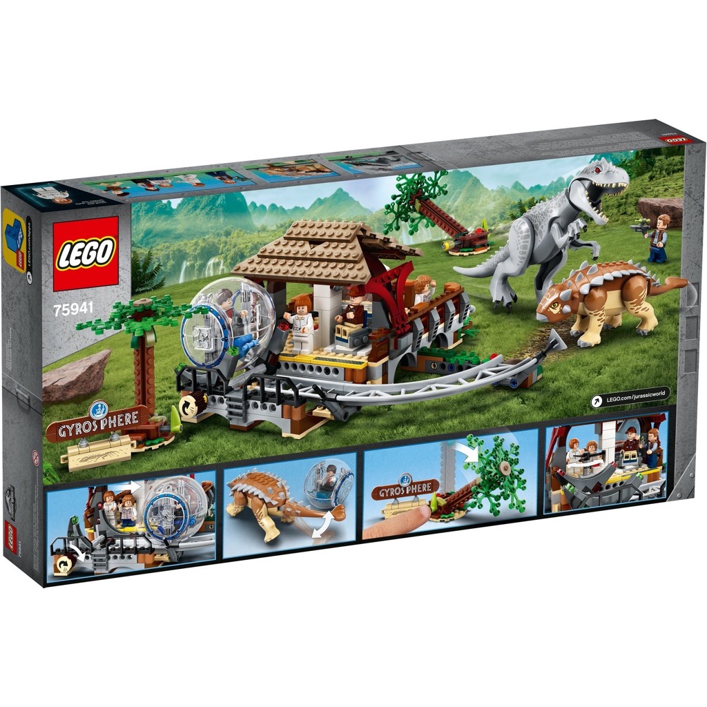 เลโก้ LEGO Jurassic World 75941 Indominus rex vs. Ankylosaurus