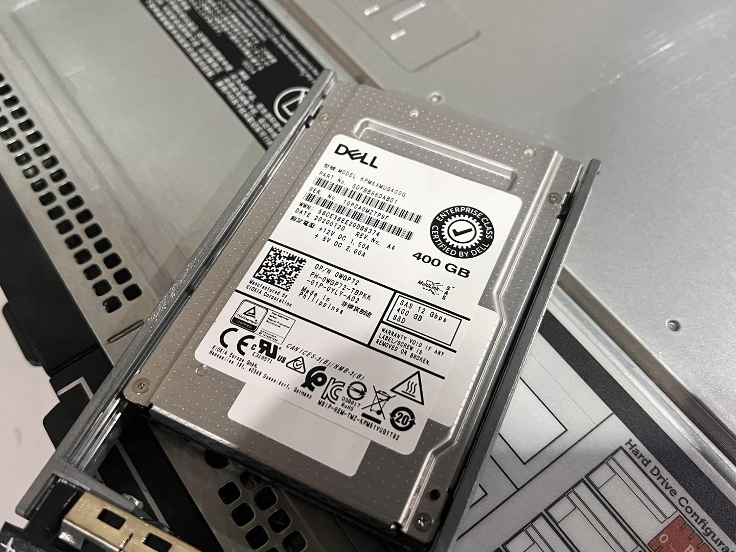 Server dell r720 2cpu 32gb 20cores sas ssd400 เซิฟเวอร์มือสองพร้อมใช้งาน