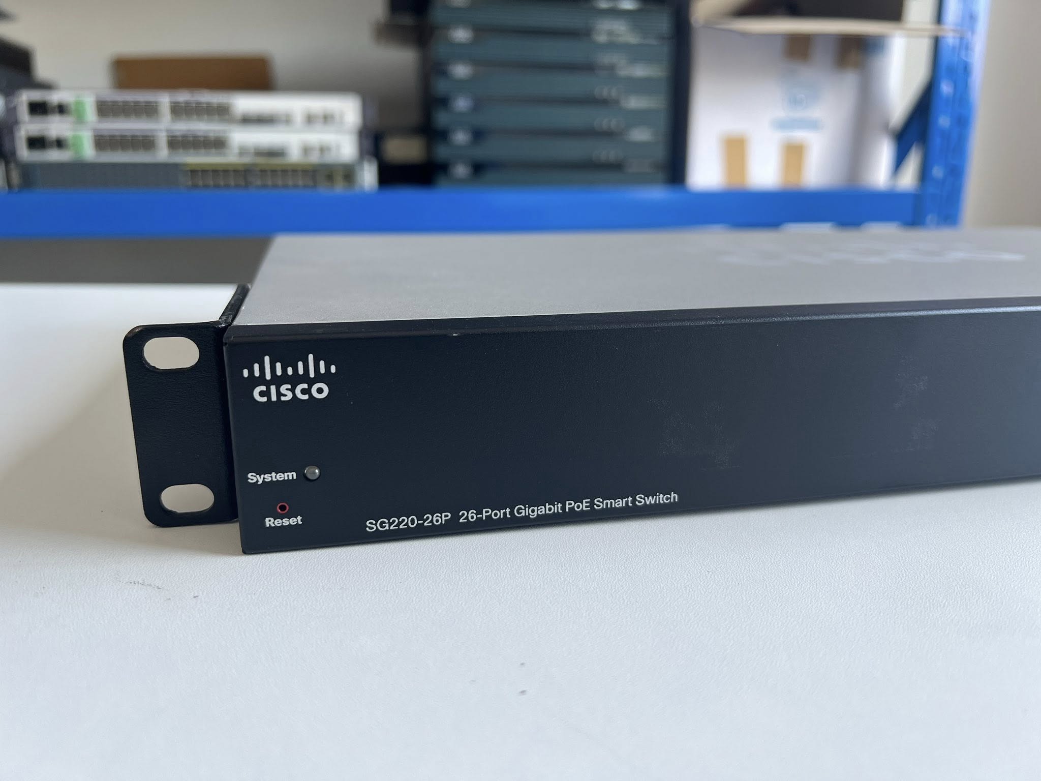 Cisco SG220 26P K9 Gigabit PoE Smart Switch web GUI สวิทกิกะบิตพีโออีมือสองพร้อมใช้งาน
