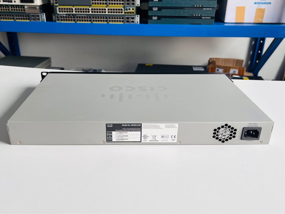 Cisco SF200 24port PoE 12port สวิทซิสโก้มือสองพร้อมใช้งาน