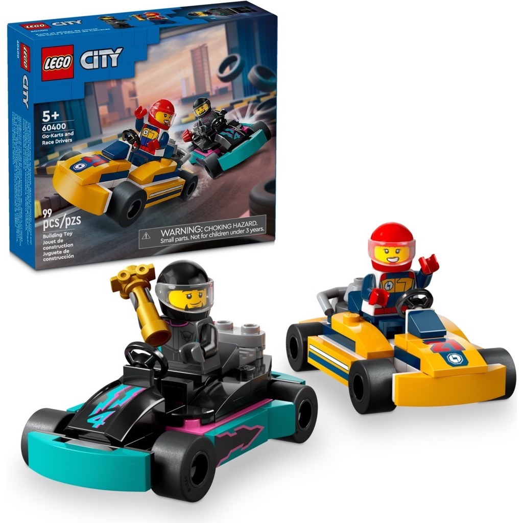 เลโก้ LEGO City 60400 Go-Karts and Race Drivers