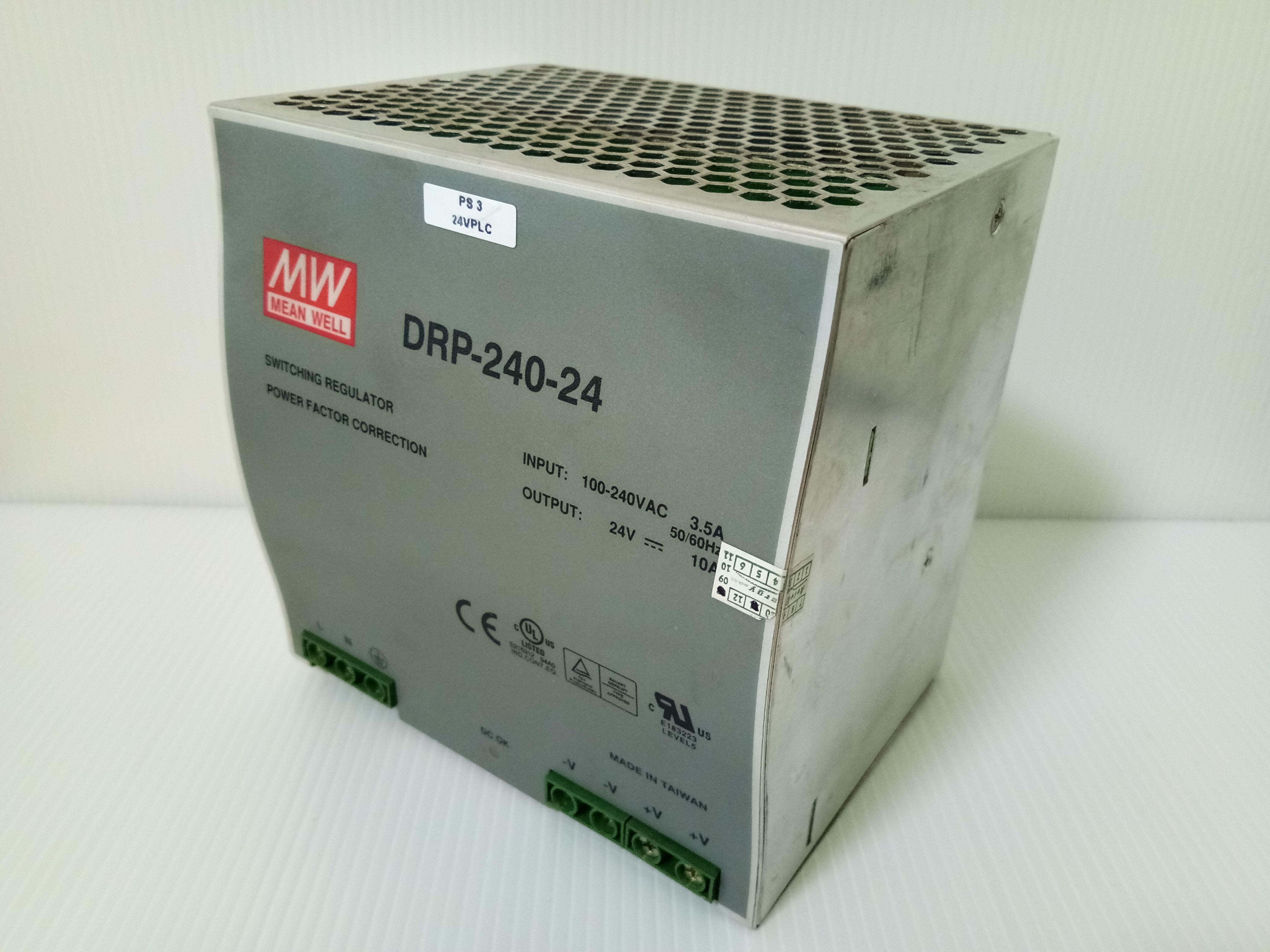 DRP-240-24 Switching Power Supply 24 VDC 10A (สินค้ามือสอง)
