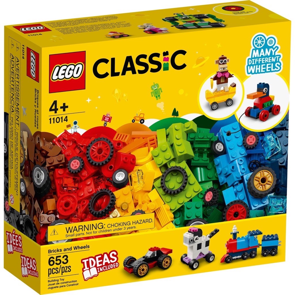 เลโก้ LEGO Classic 11014 Bricks and Wheels