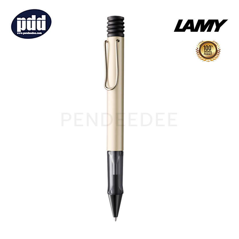 ปากกาสลักชื่อ LAMY ปากกาลูกลื่น ลามี่ แอลเอ็กซ์ สีครีมอ่อน LAMY LX Palladium Ballpoint Pen