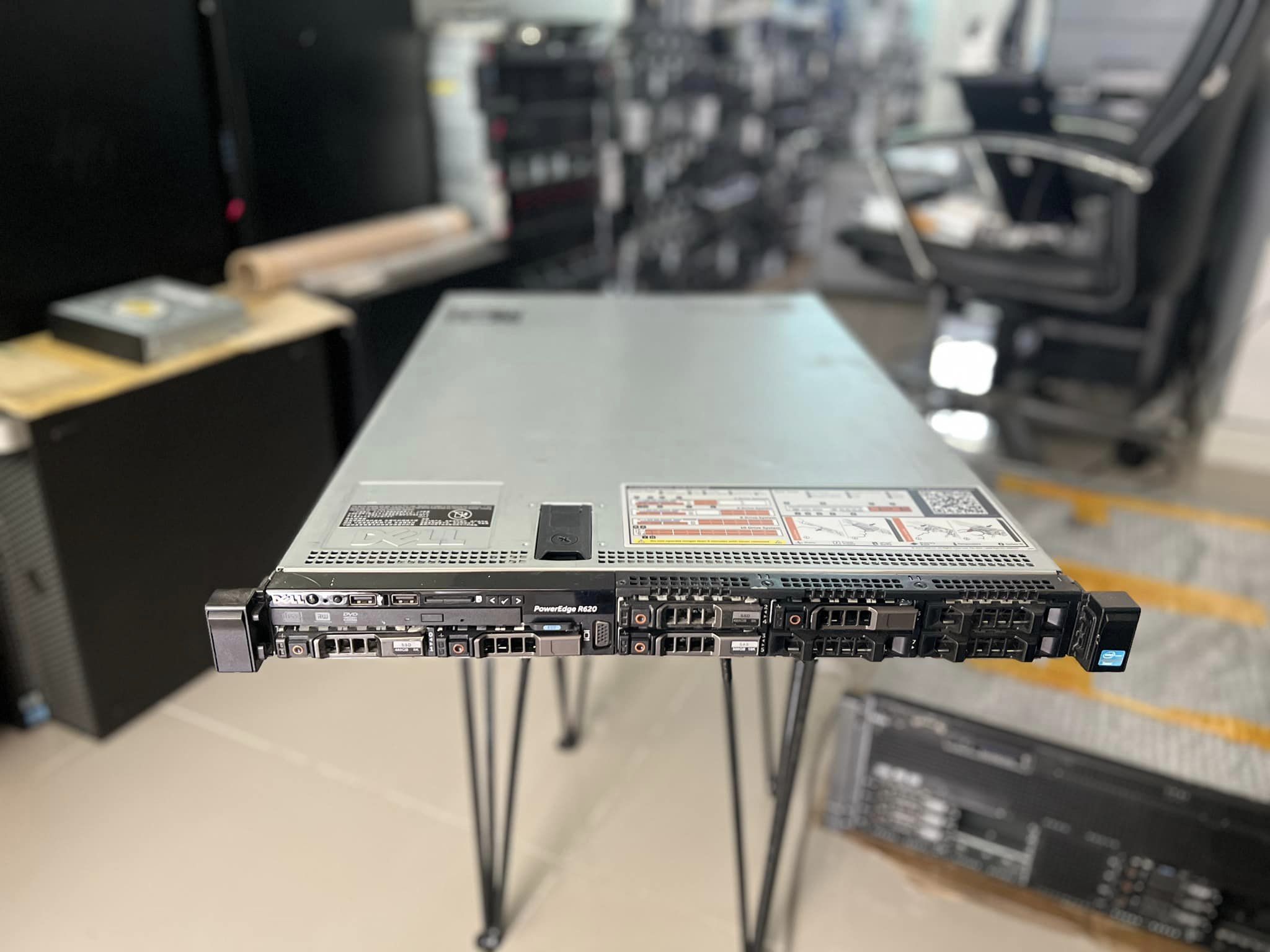 server dell r620 2cpu 64gb 16cores เซิร์ฟเวอร์เดลมือสองพร้อมใช้งาน