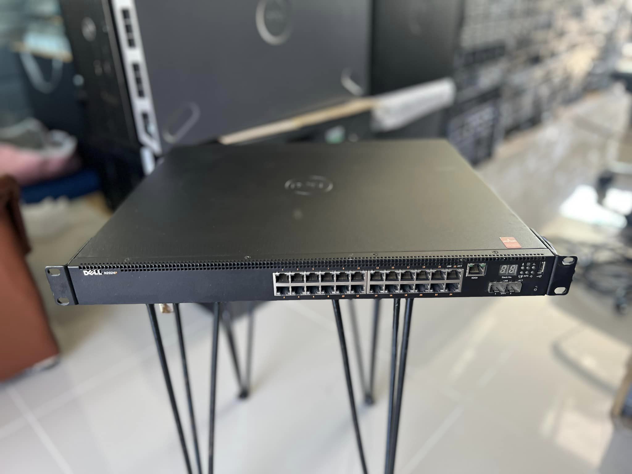 Switch dell n2024P 24 Gigabit PoE 10g สวิทมือสองพร้อมใช้งาน
