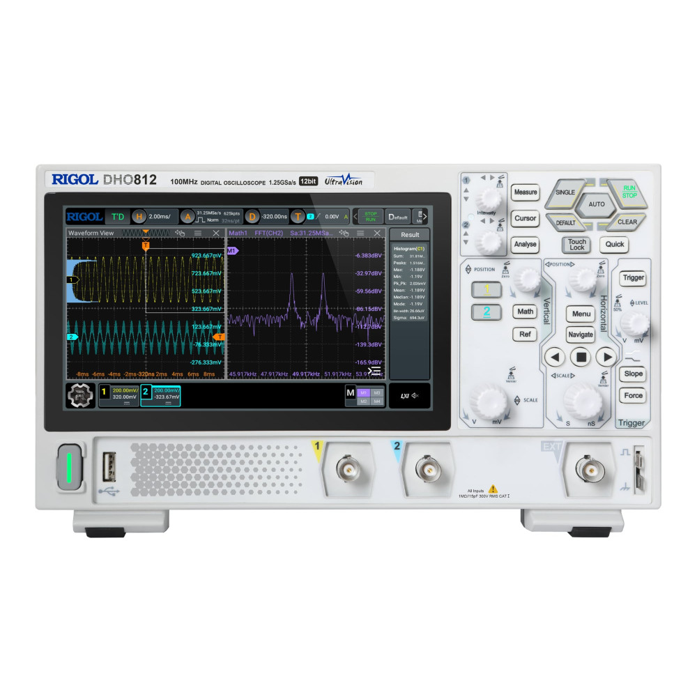 RIGOL DHO812 Digital Oscilloscope 100MHz