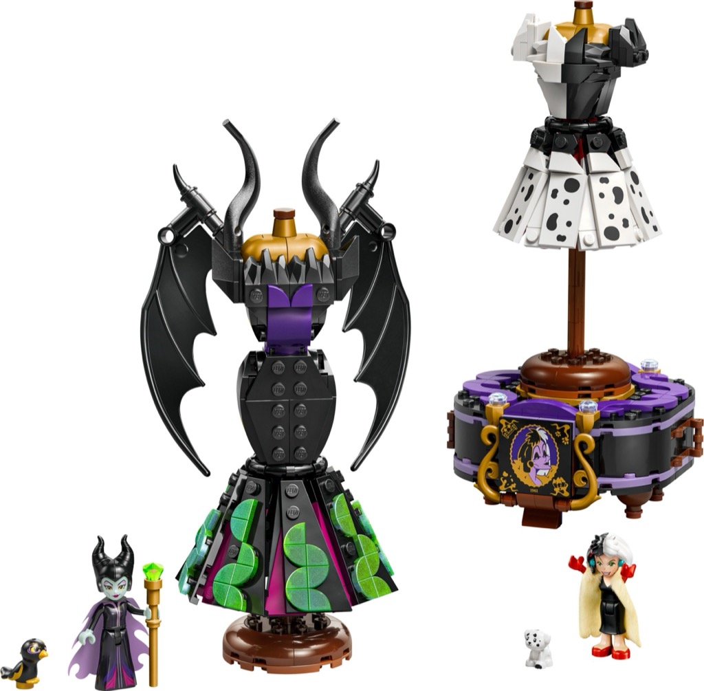 เลโก้ LEGO Disney 43262 Maleficent's and Cruella De Vil's Dresses