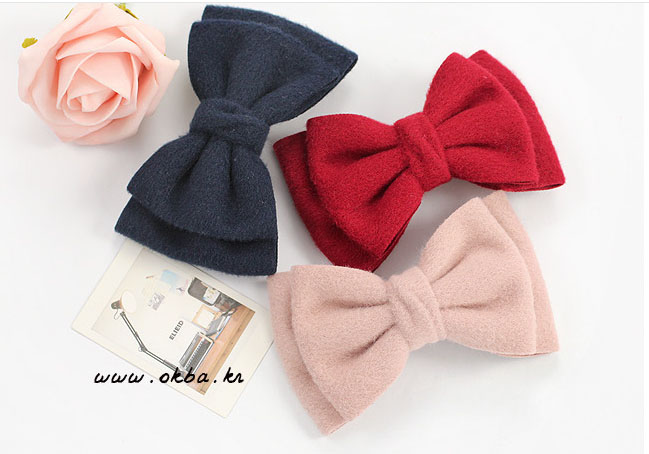 ผ้าสักหลาดทำโบว์สไตล์เกาหลี ขนาด 6x72 ซม.#KR091