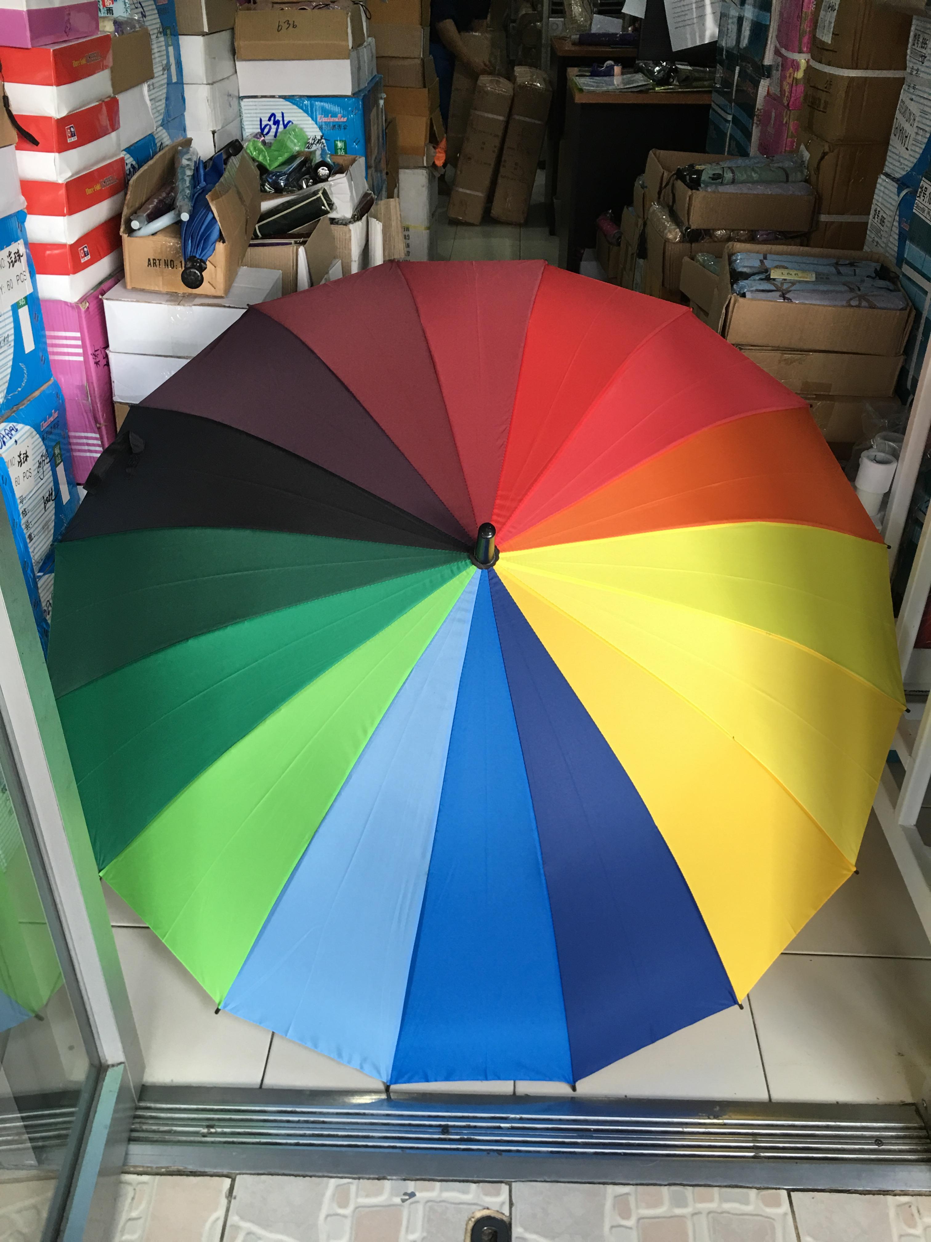 ร่มสายรุ้ง 16 ก้าน 26นิ้ว