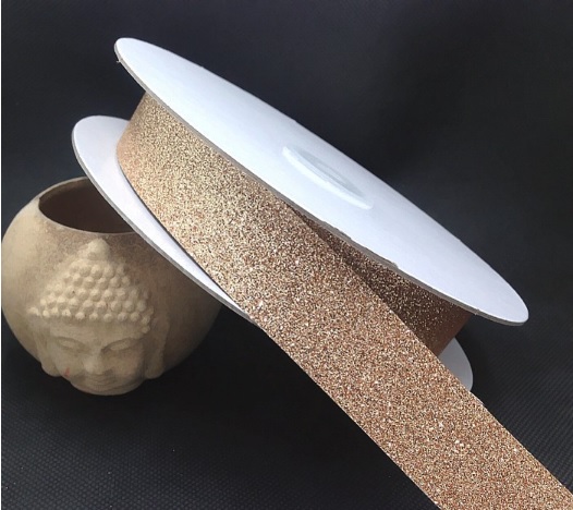 แถบกลิตเตอร์ PU ขนาด กว้าง 2.5 ซม. มีให้เลือก 5 สี #FB11