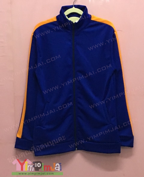 เสื้อแจ็คเก็ตผ้าวอม ทำเป็นเสื้อรุ่น เสื้อนักเรียน ปักโลโก้โรงเรียน