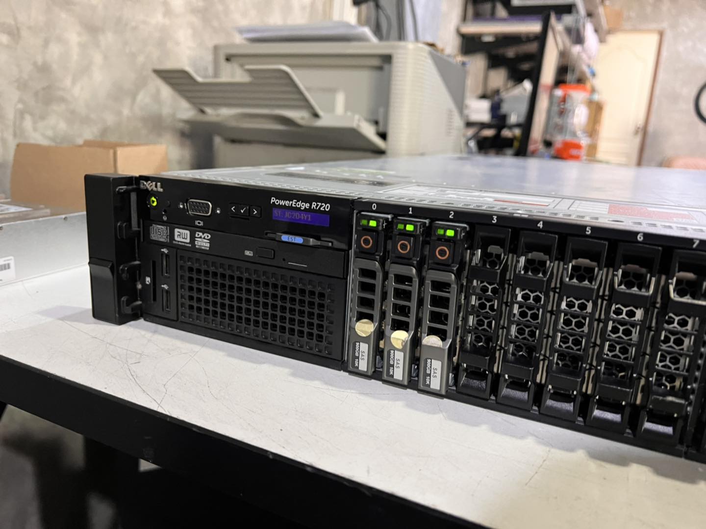 Server dell r720 2cpu 32gb 20cores เซิฟเวอร์มือสองพร้อมใช้งาน