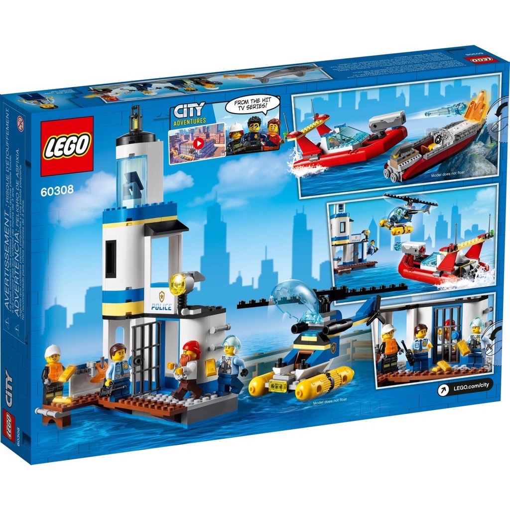 เลโก้ LEGO City 60308 Seaside Police and Fire Mission