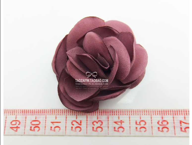 ดอกไม้ผ้า ขนาด 4.5 ซม. มี 4 สีให้เลือก#CR037