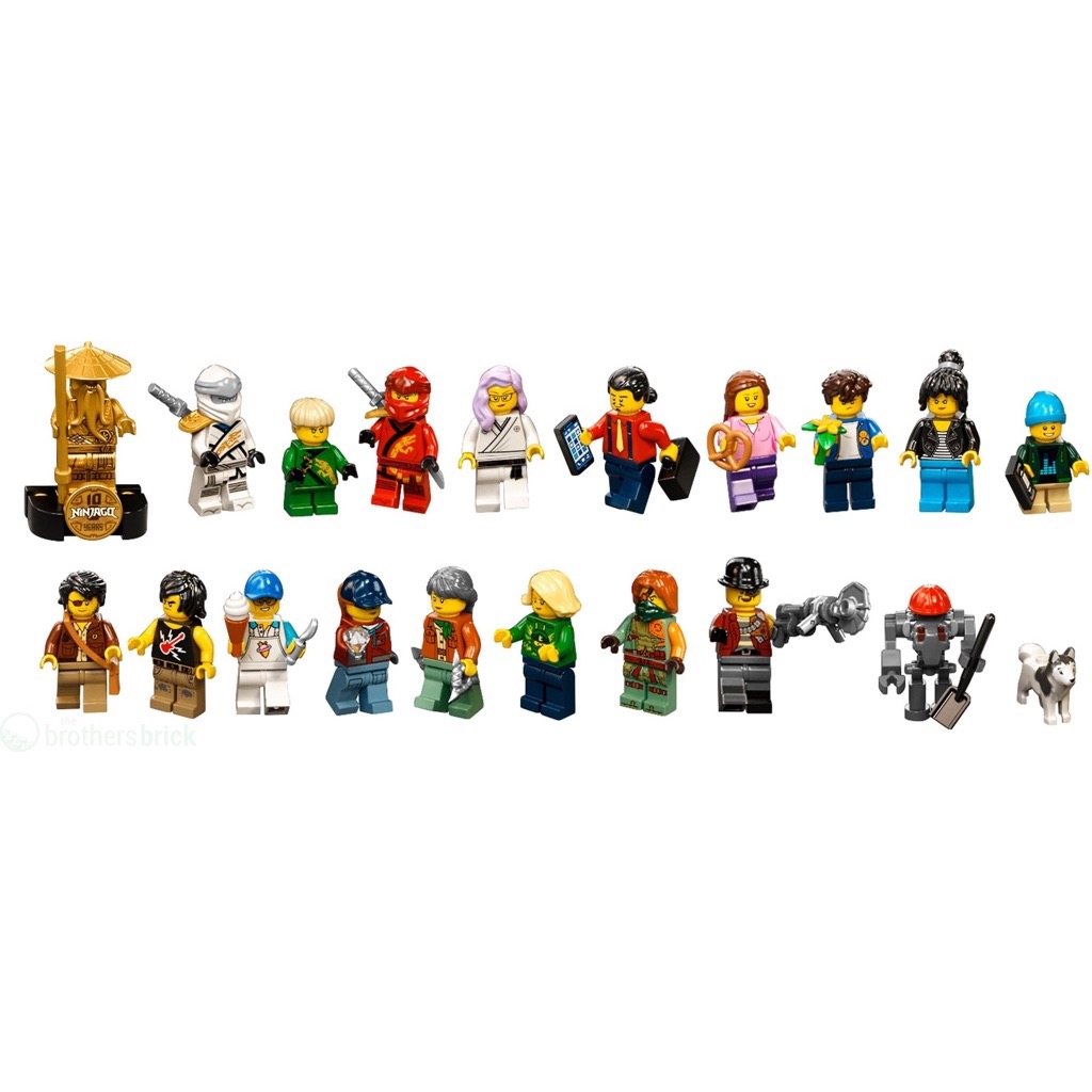 เลโก้ LEGO Exclusives 71741 Ninjago City Gardens (มีกล่องกระดาษตรงรุ่น)