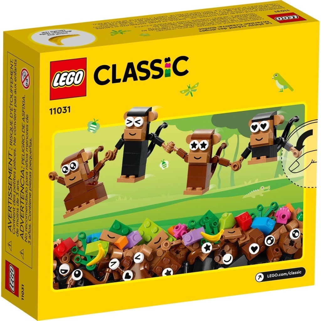 เลโก้ LEGO Classic 11031 Creative Monkey Fun