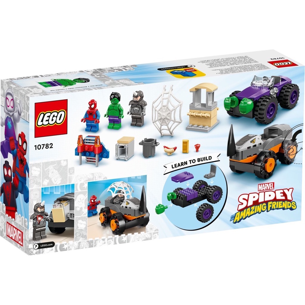 เลโก้ LEGO Super Heroes 10782 Hulk vs. Rhino Truck Showdown