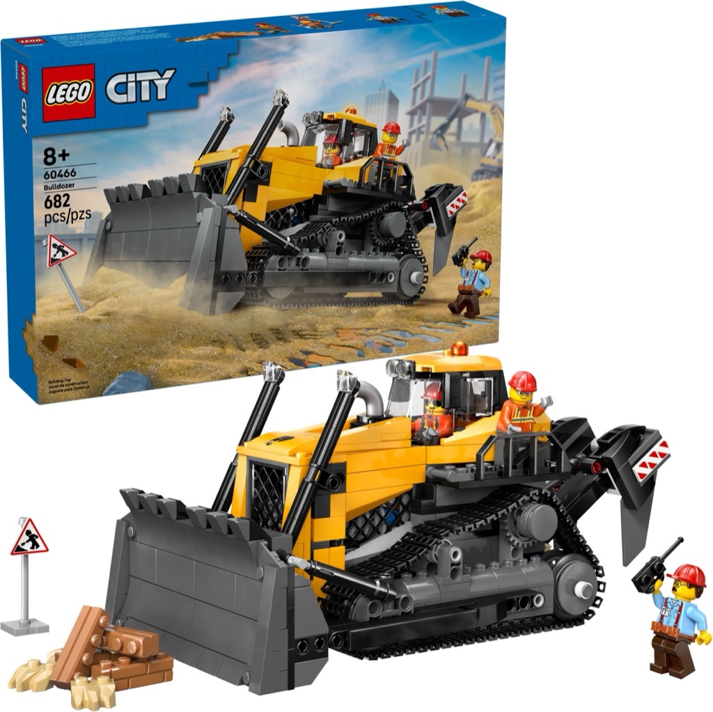 เลโก้ LEGO City 60466 Yellow Bulldozer