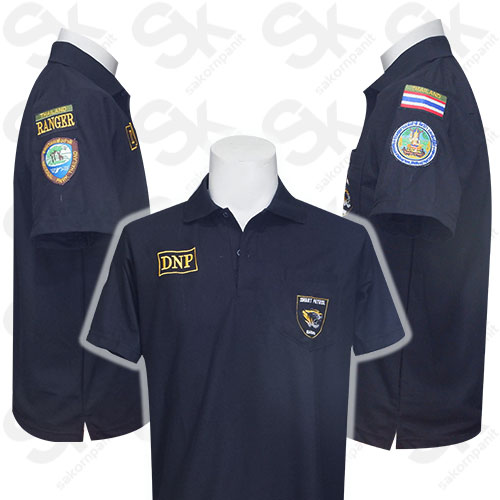 โปโลดำ SMART PATROL /อาร์มเหลือง (ส่วนอุทยาน)**