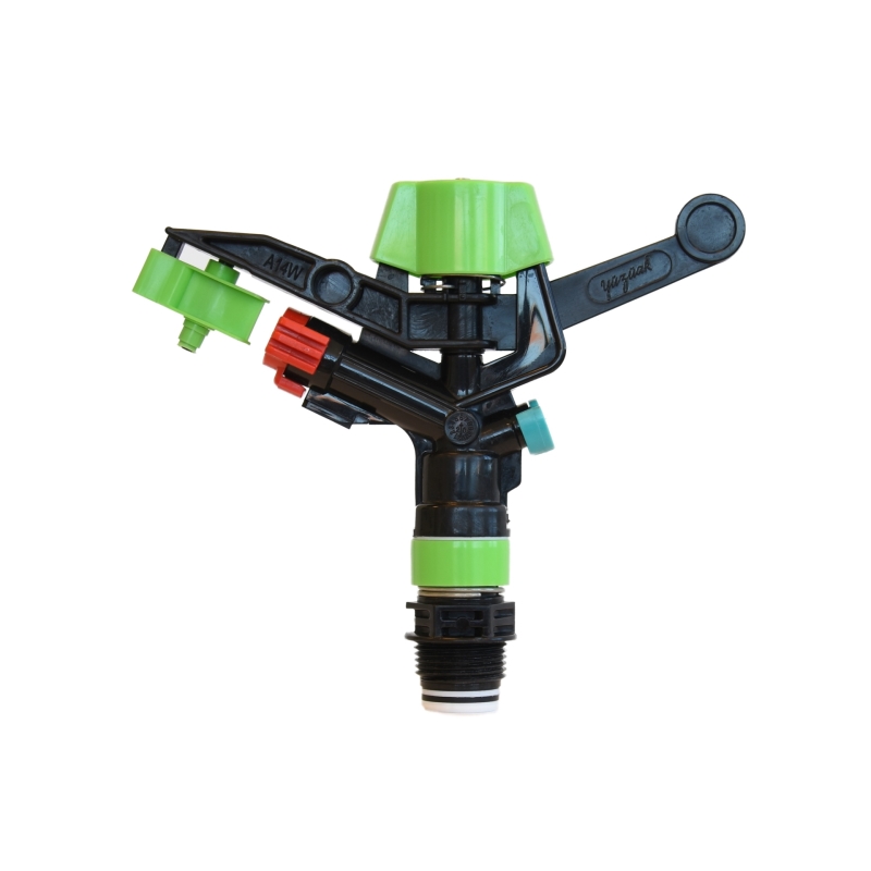 ATOM 14 WFC YUZUAK SPRINKLER พลาสติกคุณภาพสูง ขนาด 3/4 นิ้ว หมุนรอบตัว ฉีดไกล 12-15 เมตร ที่ 2-3.5 บาร์ กินน้ำ 1.10-2.25 ลม.บ/ชม.มุมฉีด 25 องศา