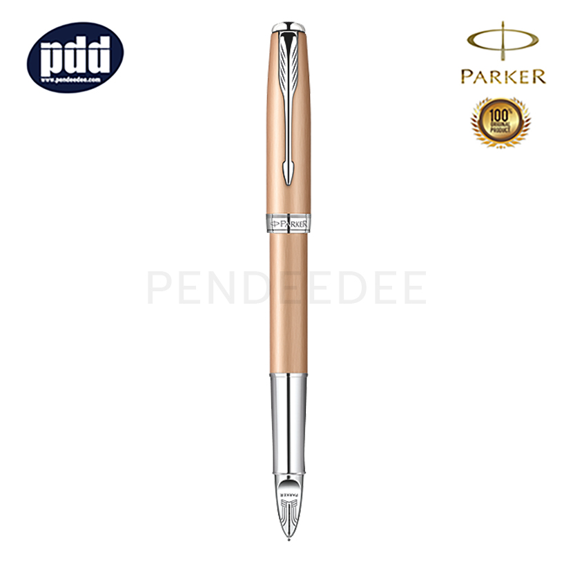 PARKER 5TH Sonnet11 Pink Gold CT ปากกาป๊ากเกอร์ ฟิฟท์ ซอนเน็ต 11 สีพิ้งค์โกลด์ คลิปเงิน