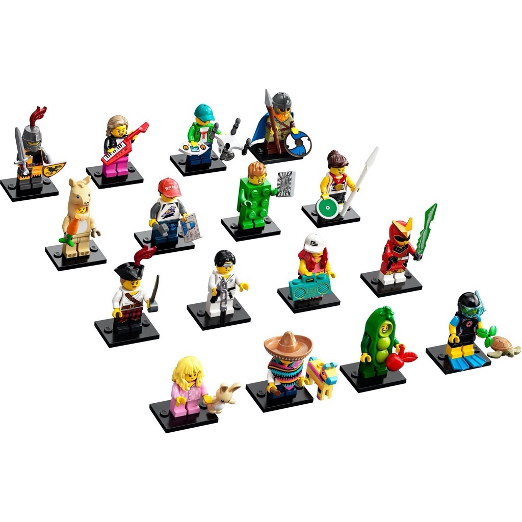 เลโก้ LEGO Exclusives 71027 Minifigures Series 20 (Complete 16 Packs - ครบทั้ง 16 แบบ)